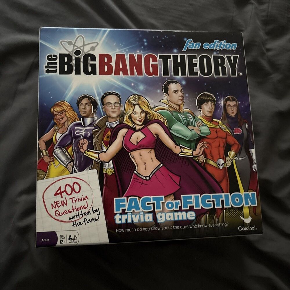 The Big Bang Theory Trivia Family Board Game Fan Edition Cardinal Industries